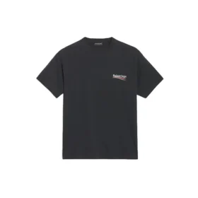 Logo, løs passform, korte ermer, unisex, svart 556150TAV441000