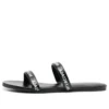 Logo-sandaler «Calf Black» 694999WCAE11090