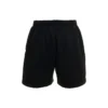 Logo-sweatshorts med børstet overflate «vasket svart» 676137TMVA39034