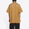 Logo-T-skjorte, medium passform «Beige» 612966TLVB39504