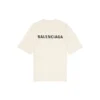 Logo-T-skjorte, medium passform «Beige» 612966TMVF49069