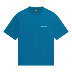 Logo-T-skjorte, medium passform «Blue» 612966TLVB99567