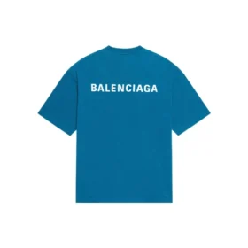 Logo-T-skjorte, medium passform «Blue» 612966TLVB99567