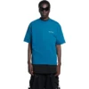 Logo-T-skjorte, medium passform «Blue» 612966TLVB99567