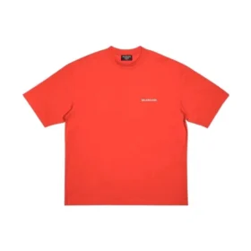 Logo-T-skjorte, medium passform «Bright Red» 612966TMVF43168