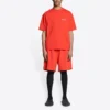 Logo-T-skjorte, medium passform «Bright Red» 612966TMVF43168