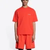 Logo-T-skjorte, medium passform «Bright Red» 612966TMVF43168