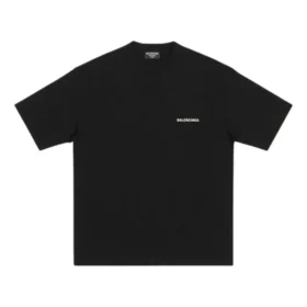 Logo-T-skjorte, medium passform «Svart» 612966TMVF41070