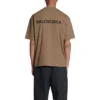 Logo-T-skjorte, medium passform «Tan» 612966TMVF47761