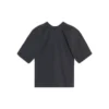 Logo-trykk, kort ermet, unisex, svart 583098TFV598465