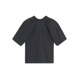 Logo-trykk, kort ermet, unisex, svart 583098TFV598465