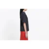 Logo-trykk, kort ermet, unisex, svart 583098TFV598465