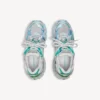 Runner-sneaker for menn i grått/grønt/blått