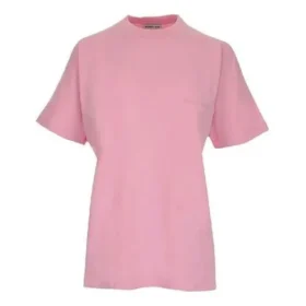 Løs kortærmet T-skjorte med alfabetlogo «Pink» 612965TIVG55700