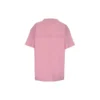 Løs kortærmet T-skjorte med alfabetlogo «Pink» 612965TIVG55700