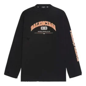 Maison Balenciaga langermet T-skjorte «Svart» 681046TLVJ11074