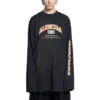 Maison Balenciaga langermet T-skjorte «Svart» 681046TLVJ11074