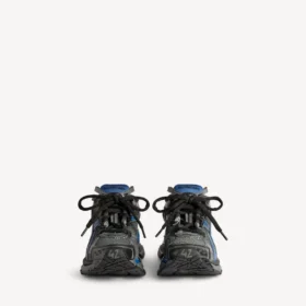 Men’s gradient mesh sneaker in black/blue/gray Men’s gradient mesh sneaker in black/blue/gray