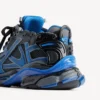 Men’s gradient mesh sneaker in black/blue/gray