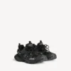 Men’s Track sneaker med piercinger i svart