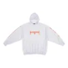 Metallica-hettegenser i oversized-passform «Dirty White Orange» 697879TMV890901