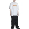 Metallica kortærmet T-skjorte i oversized-passform «White Orange» 694576TMV880901
