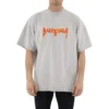 Metallica kortærmet T-skjorte i oversized-passform «White Orange» 694576TMV880901