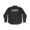 Metallica langermet skjorte, oversized passform «Black Orange» 699053TYB181000