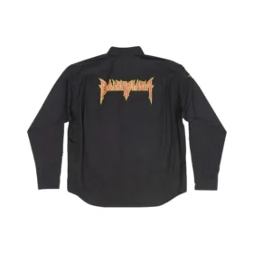 Metallica langermet skjorte, oversized passform «Black Orange» 699053TYB181000
