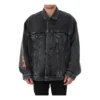 Metallica Oversized Denim Jakker «Washed Black Orange» 694504TBP471055