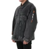 Metallica Oversized Denim Jakker «Washed Black Orange» 694504TBP471055
