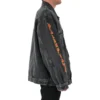 Metallica Oversized Denim Jakker «Washed Black Orange» 694504TBP471055