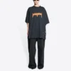 Metallica T-skjorte med korte ermer, oversized passform «Black Orange» 694576TMV880105