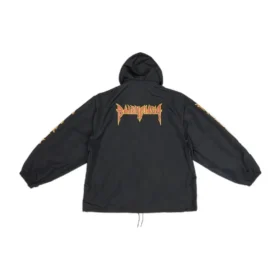 Metallica-vindjakke med hette «Black Orange» 698831TMO101000