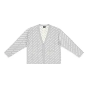 Mini Allover Logo Cardigan «Light Grey White» 699822T32331461