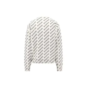 Mini Allover Logo-genser «White Black» 736247T32339054