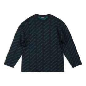 Mini-genser med logo overalt «Mørk blågrønn» 736247T32334301