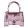 Mini Hourglass-veske med håndtak «Lilac» 664676-1S4NY-5304