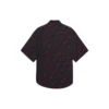Minimal kortærmet skjorte «Black Red» 658841TKO521076