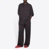 Minimal kortærmet skjorte «Black Red» 658841TKO521076