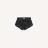 Minishorts for kvinner i marineblå/svart overfarget