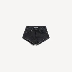 Minishorts for kvinner i marineblå/svart overfarget