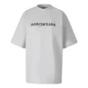 Mirror Balenciaga T-skjorte, medium passform «White» 764235TNVR2-9784