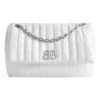 Monaco medium kjedeveske, vattert «Off White» 7659452AASE9106