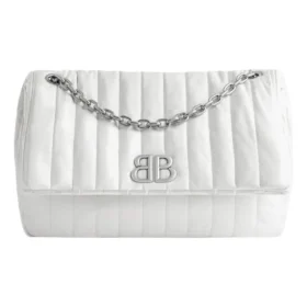 Monaco medium kjedeveske, vattert «Off White» 7659452AASE9106