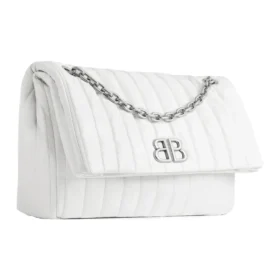 Monaco medium kjedeveske, vattert «Off White» 7659452AASE9106