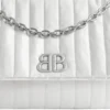 Monaco medium kjedeveske, vattert «Off White» 7659452AASE9106