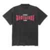 Montaigne T-skjorte Oversized «Black Faded» 787349TRVN31048