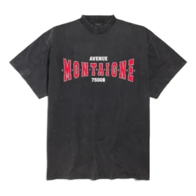 Montaigne T-skjorte Oversized «Black Faded» 787349TRVN31048