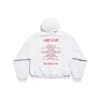 Music Archive Series Connected Zip Up Medium Fit Hettegensere «Light Grey Red» 744457TQVA61561